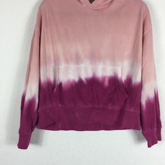 NWT Wildfox Tie Dye Pink Hoodie Oversized  Sweatshirt Small Cozy Loungewear - Picture 8 of 13
